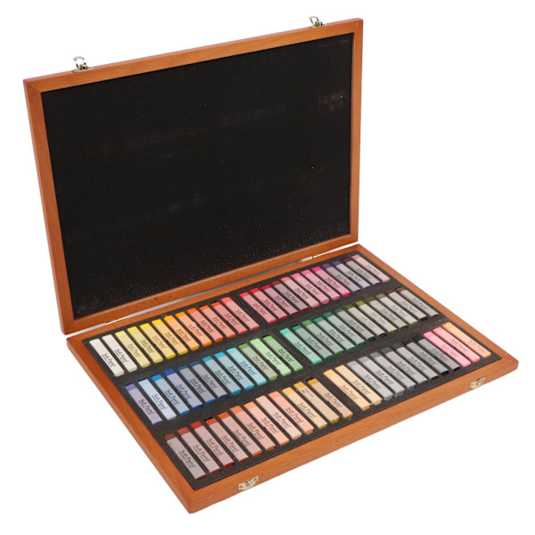 72 farver blødt pastel sæt til kunstnere med høj vedhæftning bløde kridt pastel pinde til maleri tegning blanding håndværk
