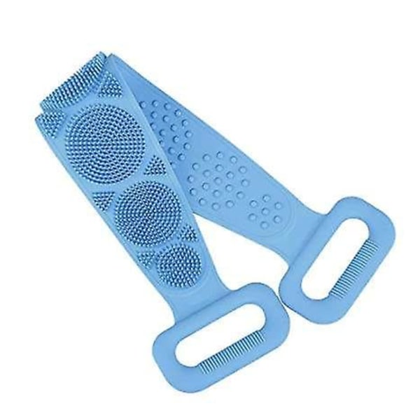 Lång Silikon Duschsvamp Rygg Scrubber