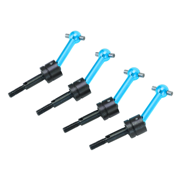 4 st universella drivaxlar i metall CVD 70 mm för Tamiya TT02 1/10 RC-bil uppgraderingsdelar blå