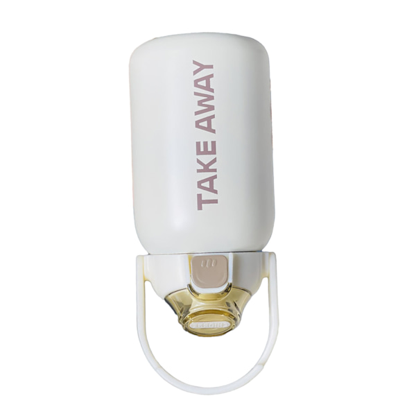 850 ml isoleret vandflaske med stor kapacitet med Bounce Cap Straw Winter isoleret kop til udendørs beige