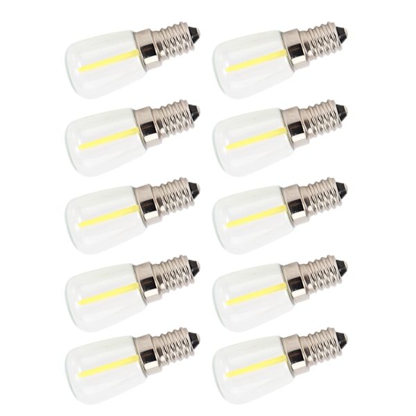 10 stk E14 Lang Filament Mini LED Høy Lysstyrke Pærer 1,5W AC230V