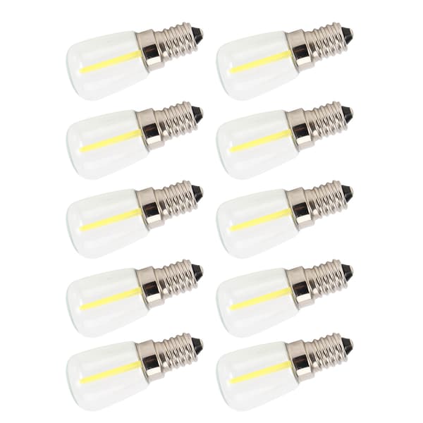 10 stk. E14 Lang Filament Mini LED Pærer med Høj Lysstyrke 1.5W AC230V