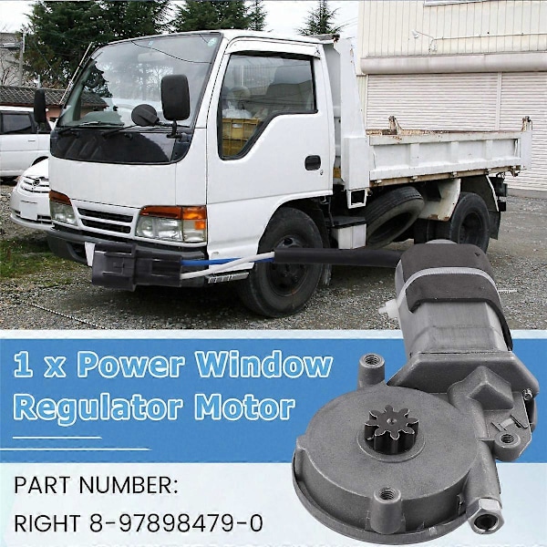 Främre Elektrisk Fönsterhissmotor för Isuzu Höger 8-97898479-0 Right50