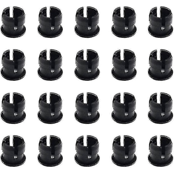 20 X 3 Mm LED'er Med 20 Cm Kabel DC 12 V LED Færdigkablet Monteringsringe Plastik (blå) Zekai