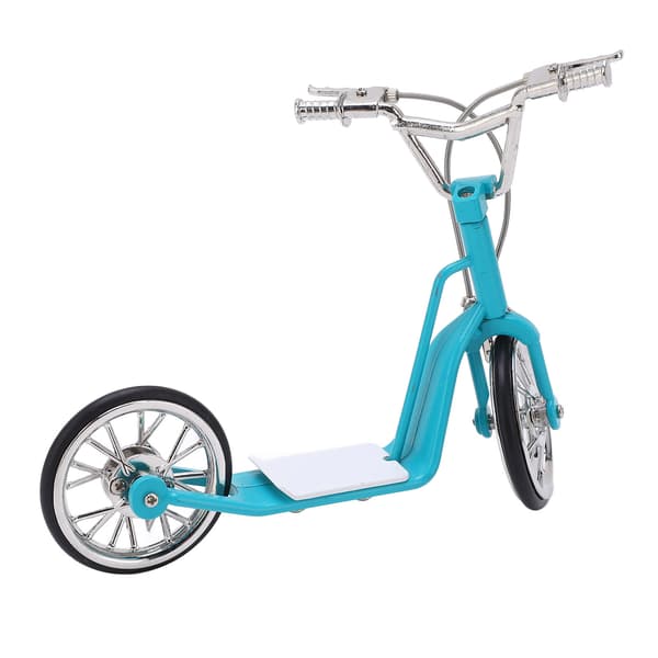 Deck Scooter Leksak Livlig Simulering Design Vacker Utsökt Texturerad Legering Miniatyr Scooter Prydnadsmodell