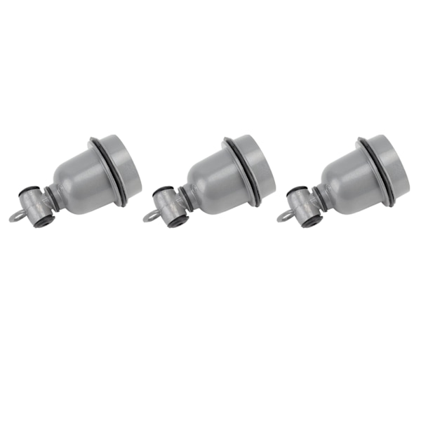 3-pack E27-gränssnittslamphållare, vattentät, värmeisolerande, liten T-formad keramisk lamphållare