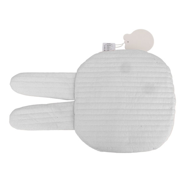 Baby Sovkudde Bomull Kanin Form Andningsbar Mjuk Bärbar Cartoon Spädbarn Amningskudde 39cm