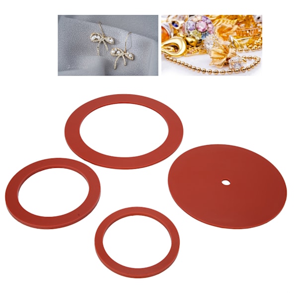 4 st gjutmaskin packning gummi packning smycken gör verktyg tillbehör