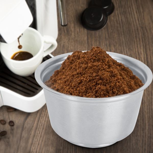Återanvändbart kaffekapselfilter i rostfritt stål, passar till Dolce Gusto EDG Lumio kaffemaskin