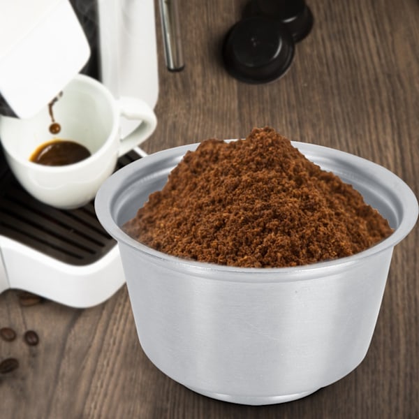 Gjenbrukbar kaffekapsel i rustfritt stål, passer til Dolce Gusto EDG Lumio kaffemaskin