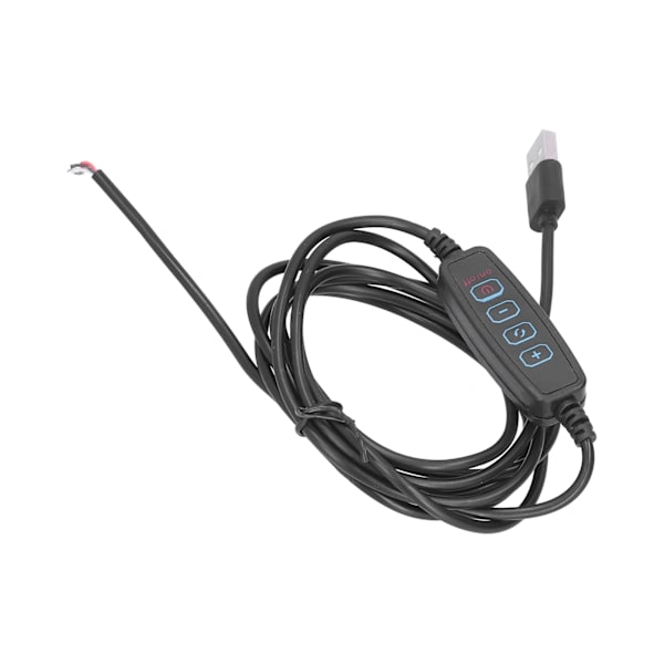 LED 2m Ljusbrytarsladd Dimbar Universal USB -lampa Power för 5V lampa utomhushem