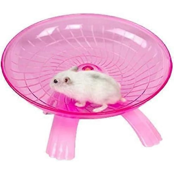 Hamster Flygande Tefat Träningshjul Tyst Jogging Löpande Spinner Hjul Leksak för Små Djur Chinc