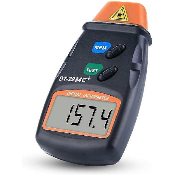 2025 Ny Digital Varvräknare, Beröringsfri Varvräknare, LCD Digital Varvräknare, Varvräknarområde 2.5RPM-99.999RPM