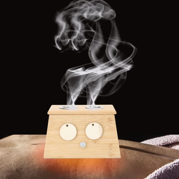 2 huller bambus Moxa Moxibustion Box Moxa Roller Stick Holder Moxibustion Tool