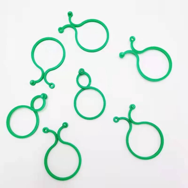 50-pack återanvändbara tomatklämmor i plast - 5,8 cm x 4,1 cm