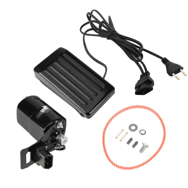 Kotitalousmoottori vanhaan ompelukoneeseen CCW jalkaohjauspoljin set EU Plug 220V