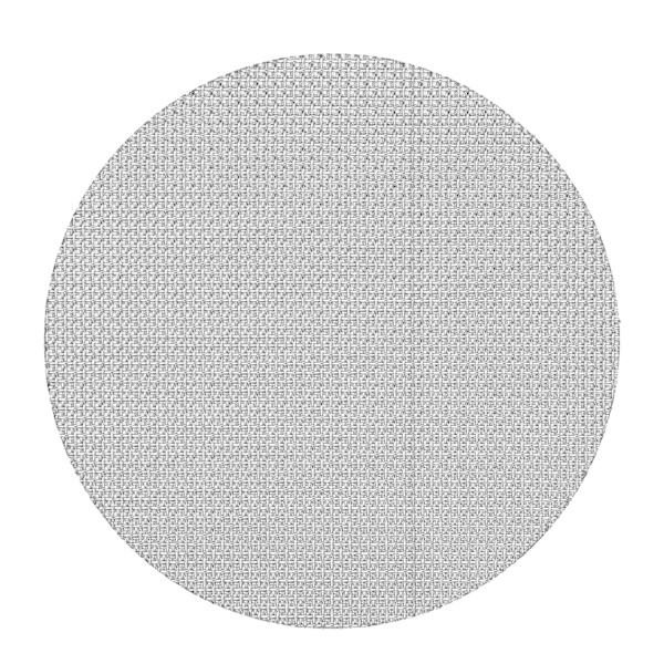 Kaffepuck-skärm 316 Rostfritt stål Portafilter Filterskärm Tillbehör 50μm Filterfinhet 51mm / 2.0in