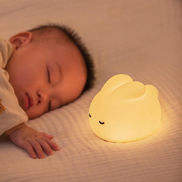 Söt Katt LED Nattlampa för Flickors Sovrum Mini Kranstyrning Dekorativ Present
