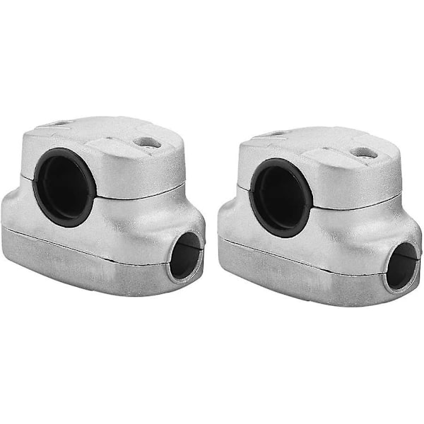 26mm Ruohotrimmeri Leikkurin Putki Alumiininen Leikkuuharjan Kahvan Pidike Kiinnityspuristin (2 kpl)