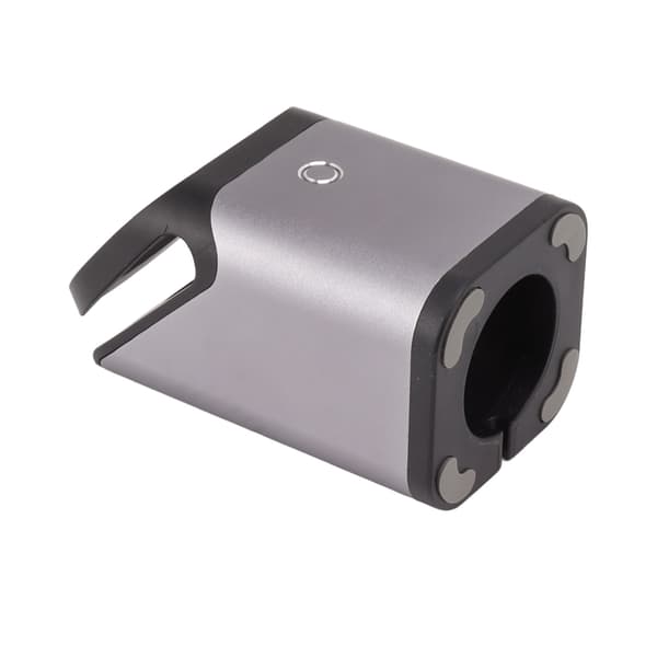 Opladerstander til IOS Watch Bærbar aluminiumslegering ur opladerholder sort