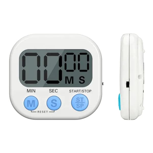 Köksklocka Stor Skärm Digital Display Multifunktion Batteridriven Elektronisk Matlagningstimer Engelsk Version