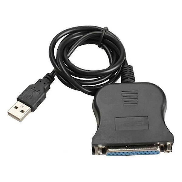 USB - 25-nastainen rinnakkaiskaapeli DB25-liitäntä IEEE 1284 Tulostin USB2.0-kaapeli 25-reikäinen adapterikaapeli