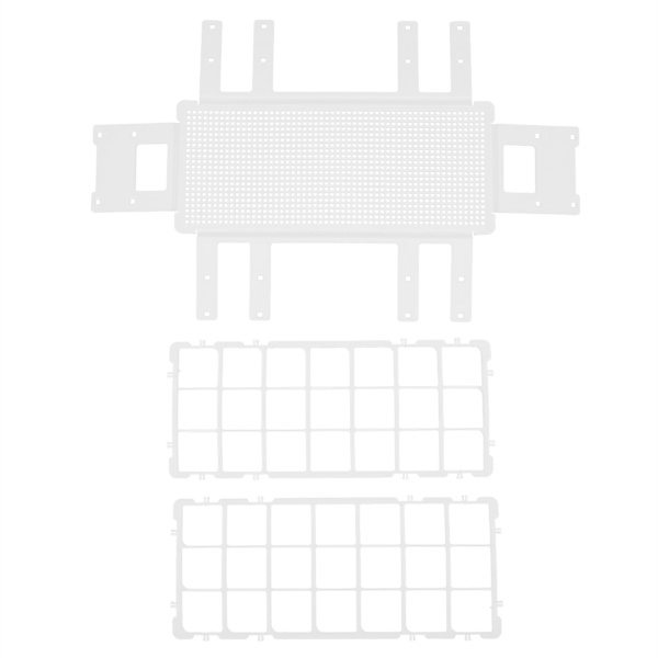 30 mm x 21 reiän muovinen koeputkitelineen kokoonpano Irrotettava näytteenottoputken pidike laboratoriota varten