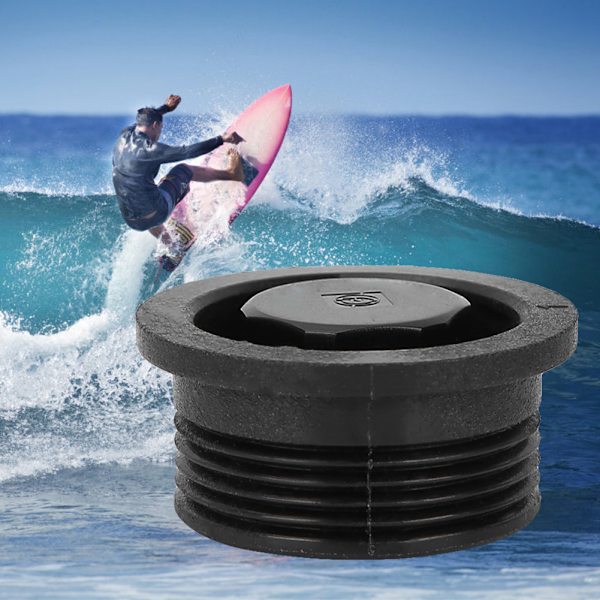 3*1,5*2,5 cm Plast Surfing Vent Stand Up Paddle Plast Surfboard Air Vent (svart)