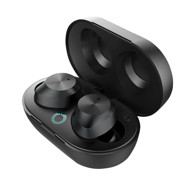 TWS-9 Touch Vandtæt Trådløst Bluetooth 5.0 Headset Opladning HD Høretelefon Sort