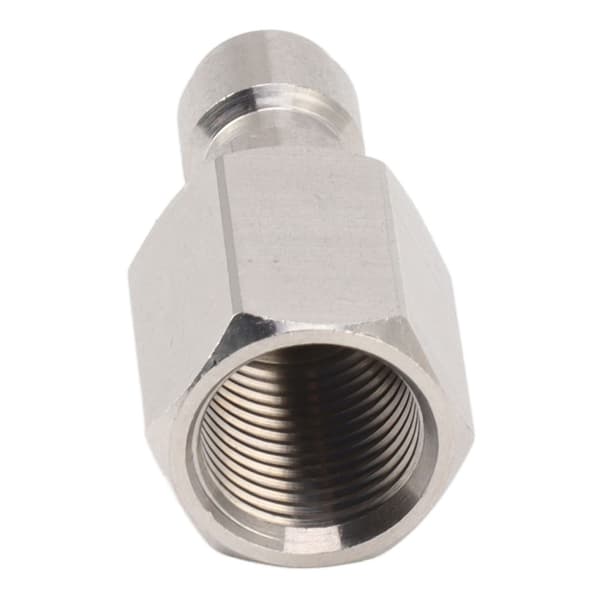 1/8 tomme BSPP hungevindfitting 304 rustfrit stål lige hunadapter til CO2-cylinder oppustelig tilbehør
