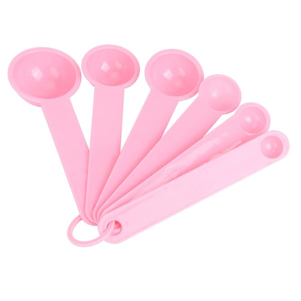 Hushållskök DIY Måttskedskit med vågar Bakverktyg Tillbehör Rosa