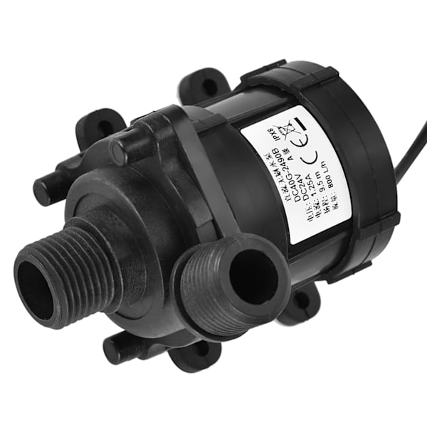DC 24V 750L/H Ultra Stille Børsteløs Mini Vannpumpe