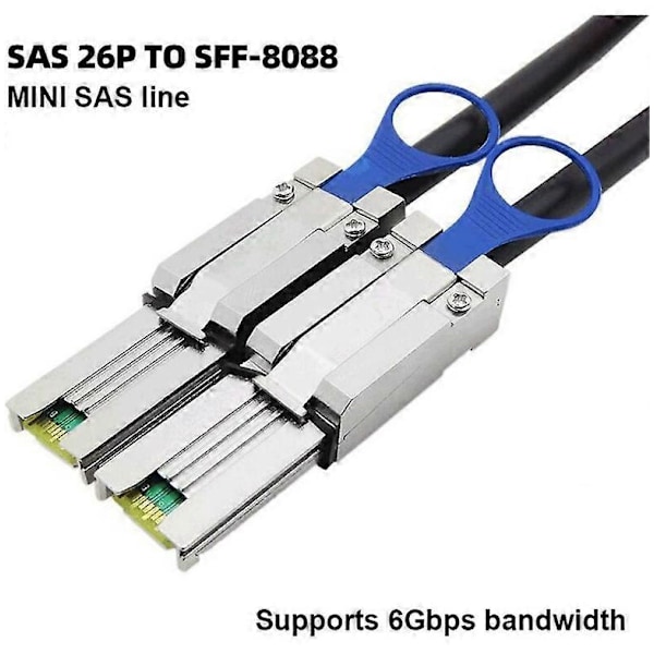 Extern SAS 26 Pin till SFF8088 Server Mini SAS-kabel Datakabel MINI SAS Hane till Hane Datakabel för Server