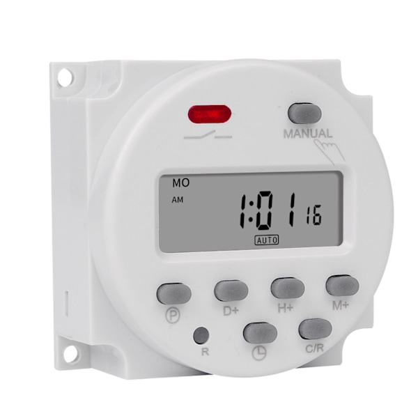 Mikrodator Strömförsörjning Tid Switch Smart Programmerbar Timer Switch Gatubelysning Nedräkning Switch 110V
