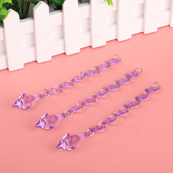 10 stk. parti dekoration akryl krystal diamanter bryllup dekoration krystal perler ophæng dekoration (A)
