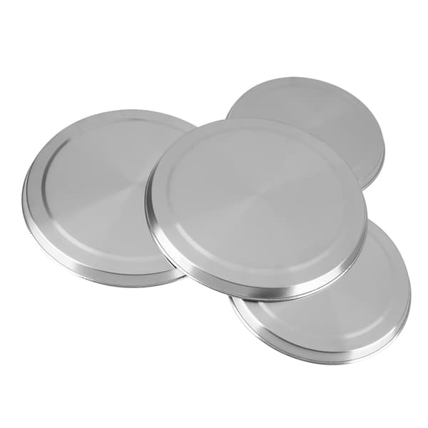 4 stk/sett Kokeplatetopper i rustfritt stål, komfyrbeskyttelse