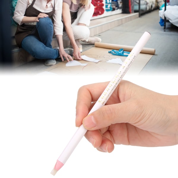 8 kpl Chinagraph Marker Pencil Valkoinen irroitettava vahakangas Kiinan merkintäkynä lasille