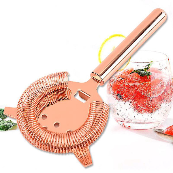 Cocktailsi  i Rosaguld Rustfrit Stål til Isblandede Drikkevarer Club Bar Fest