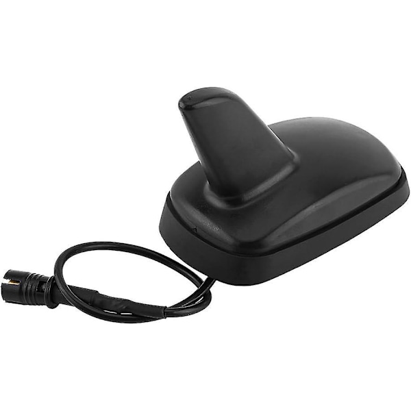 Universell biltaksantenne - Svart haifinnedesign, Plug and Play, FM-signalradioantenne