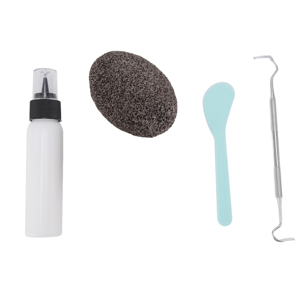 Picking Rock Kit Vit Latex Oval Stone DIY Intressant avkopplande lättnad Pick Rock Toy för vuxna Lindra spänningar