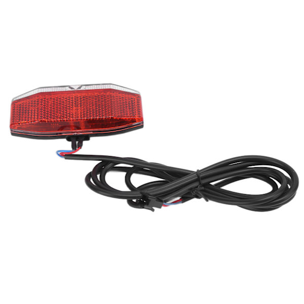 LED-baklampa för elcykel, säkerhetsvarning för elcykel, universell baklampa för nattcykling, 6V‑48V