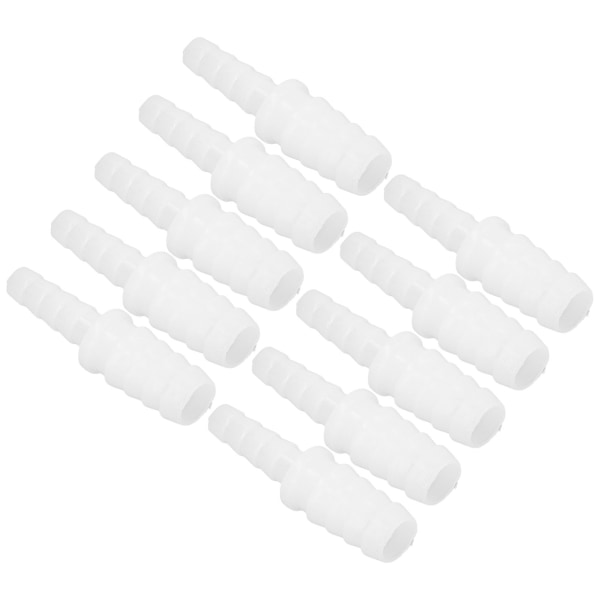 10 st Slangkoppling PE-slanganslutning Hulling Reducer Led Rak Genom Set Kit