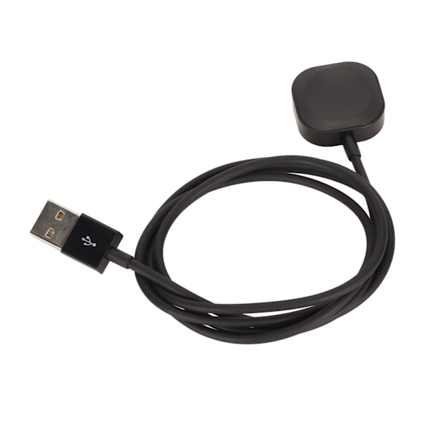 Lader for Apple Watch Series 8 7 6 5 4 3 2 1 SE - Bærbar USB magnetisk trådløs ladekabel for hjem, reise og kontor - Svart