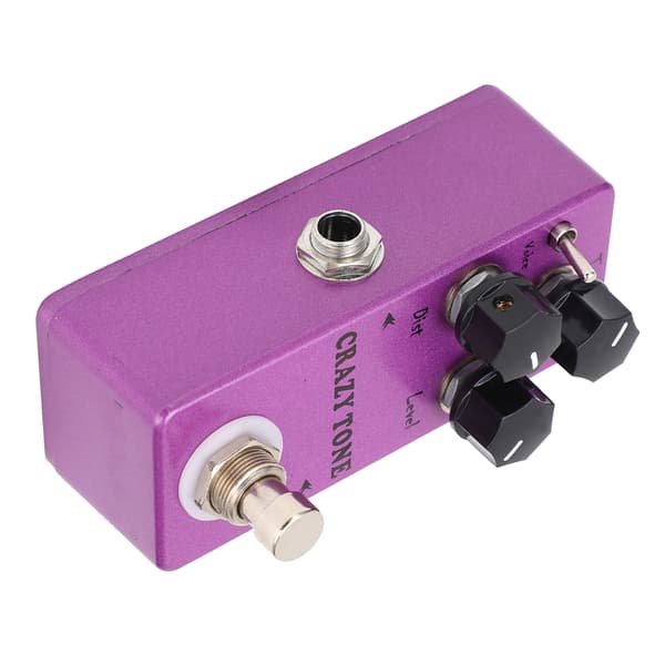 Distortion Guitar Effekt Pedal Crazy Tone Fuldstændig Analogt Kredsløbstilbehør til Elektrisk