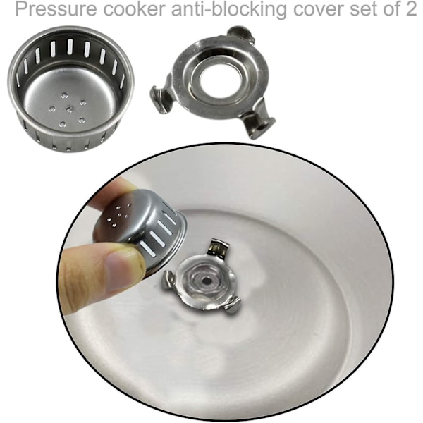 3 Par 2i1 Aluminium Trykkoger Relief Jigger Ventil Reservedel Rustfrit Stål