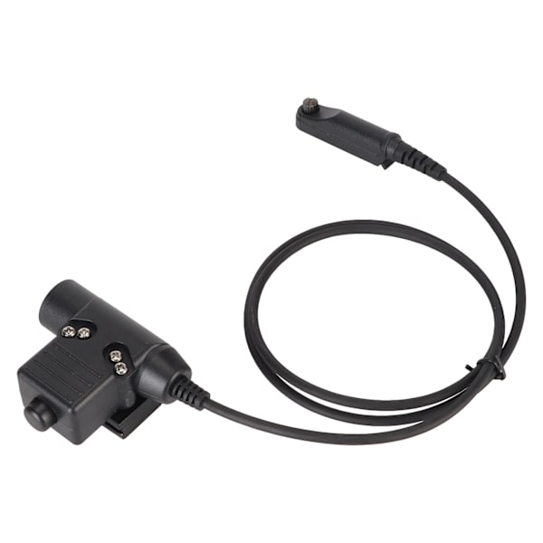 U94 PTT-adapterkabel 35,4 tommer Walkie Talkie Headset-forbindelseskabel Passer til Baofeng UV9R UV 9R Plus UV XR BF A58