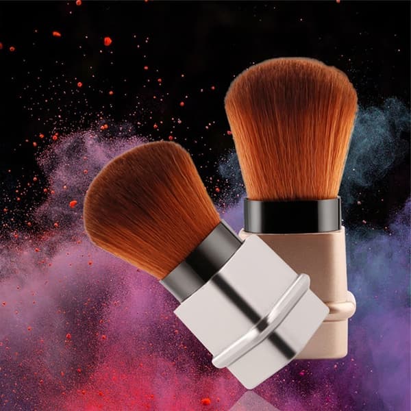 1 STK Udtrækkelig Makeupbørste Kosmetisk Værktøj til Creme Concealer Puder