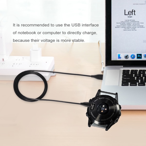 USB latausdatakaapelin laturisovitin Garmin Fenix ​​5/5S/5X forerunner935:lle