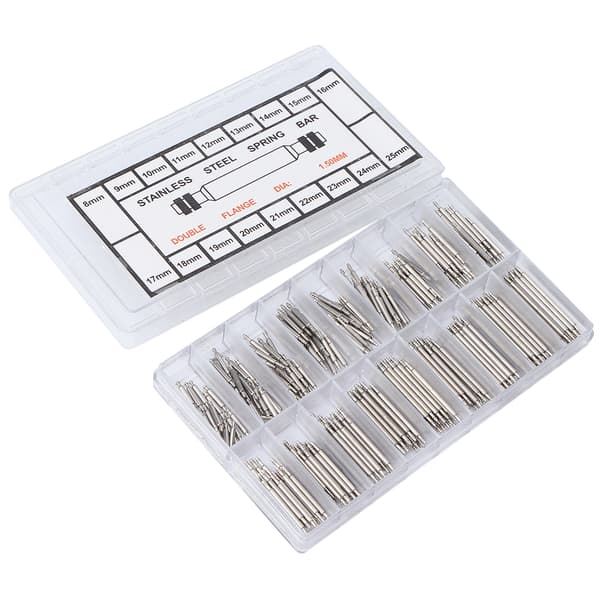 360 stk. remledstifter Urrem Quick Release Spring Bars til udskiftning af urrem Urreparation