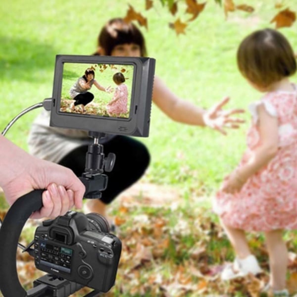 DV handhållen C-formad fotografering Videostabilisator Blixtstativ Stabilisator